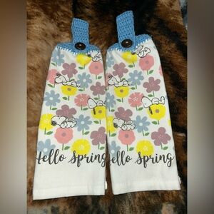 Snoopy Spring Hanging Towel Set